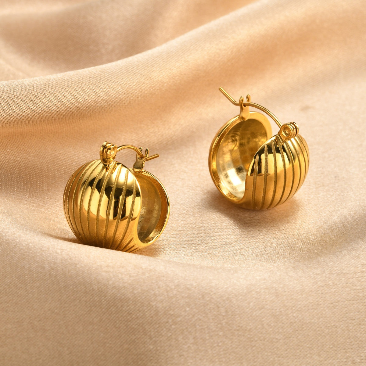 Modern Stainless Steel Earrings
