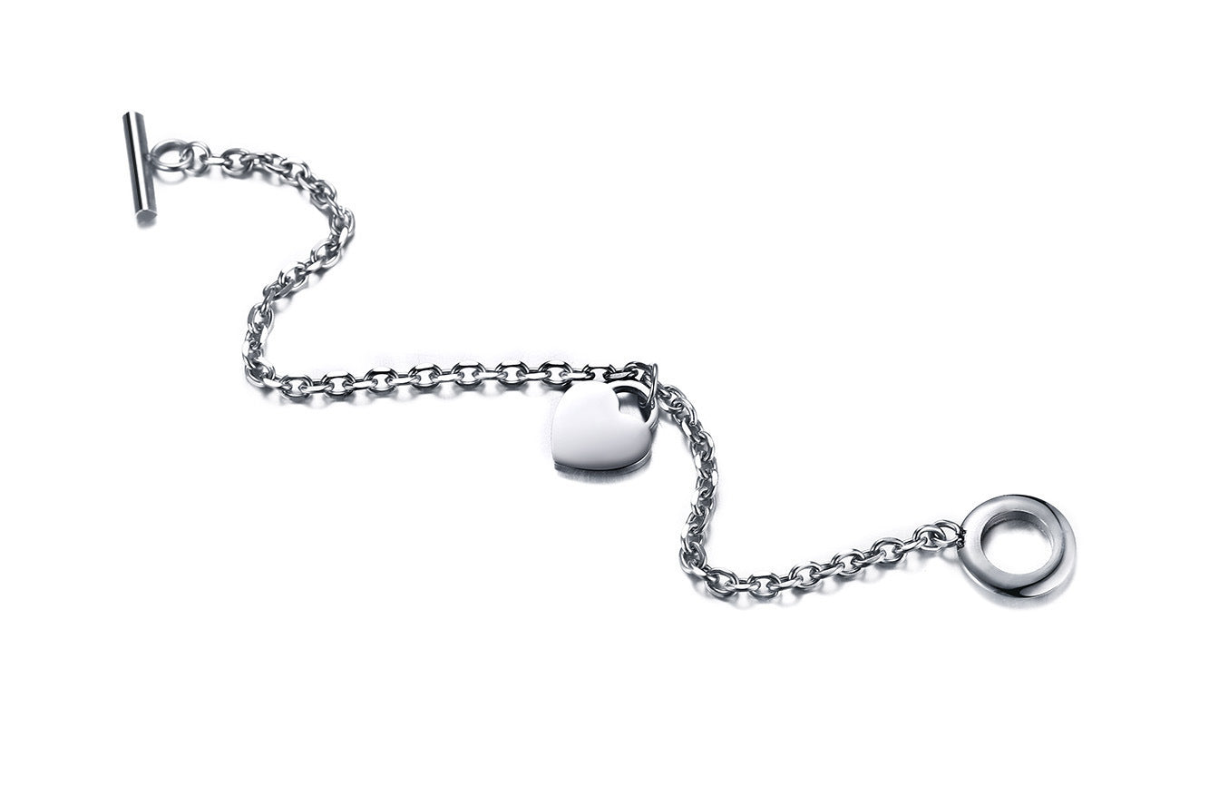 Women's Ins Wind Titanium Steel Bracelet Rose Gold Jewelry