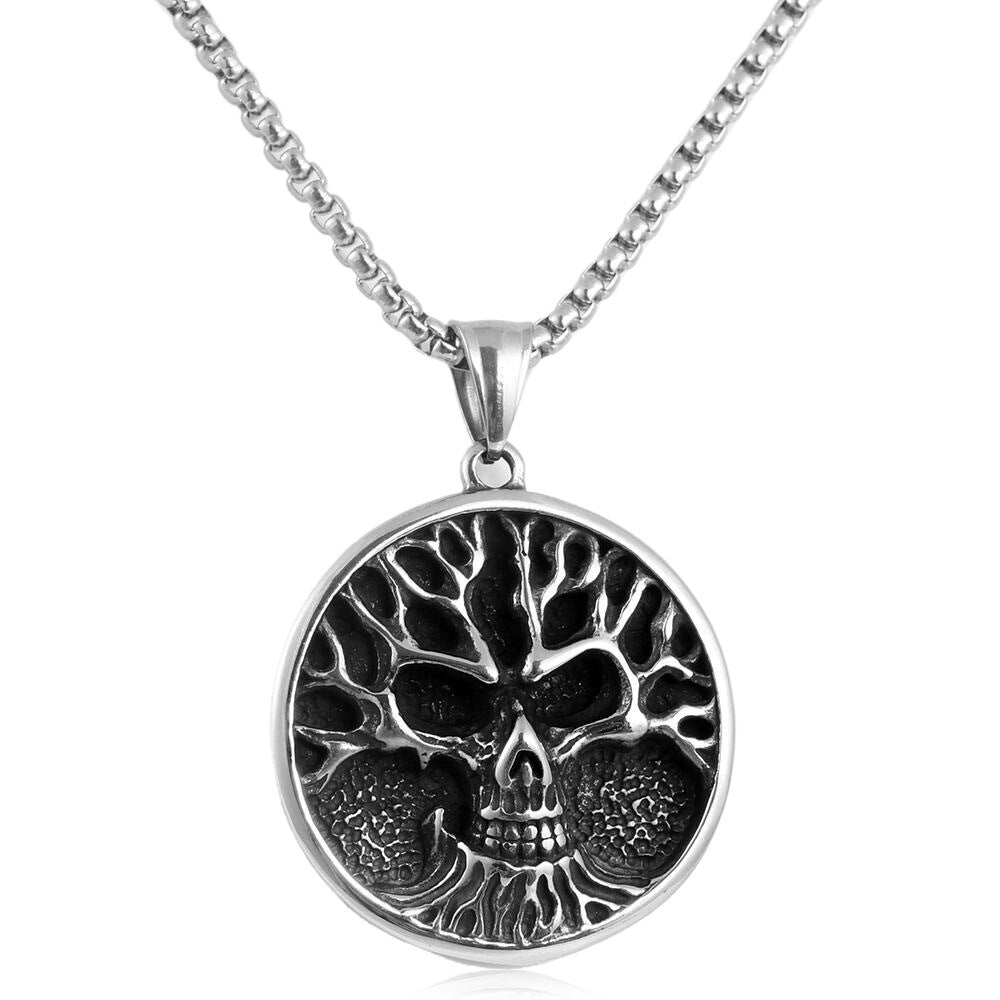 European And American Stainless Steel Tree Of Life Pendant