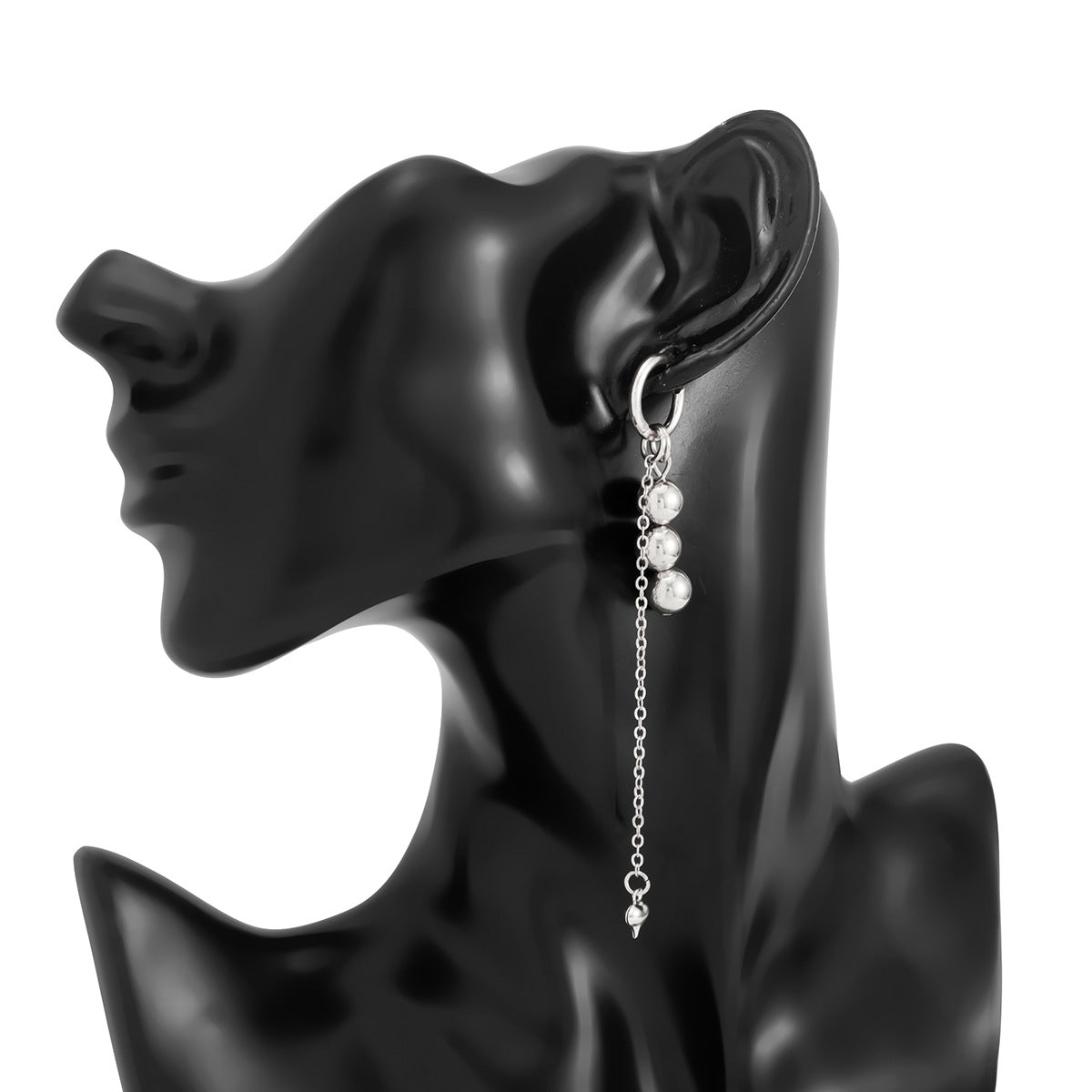 Planderful Titanium Steel Earrings Asymmetric Fringed Statement For Modern Women Vienna Verve