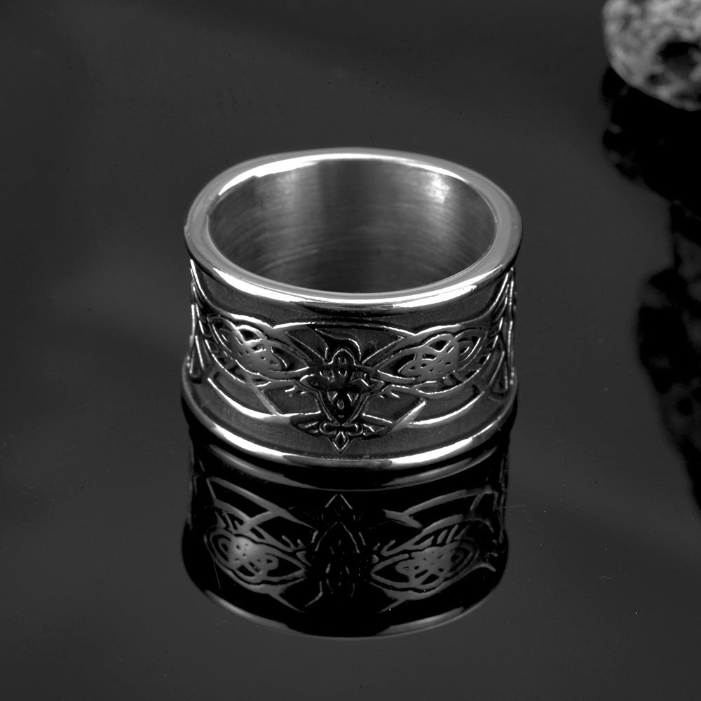 European And American Jewelry Men's Stainless Steel Eagle Ring