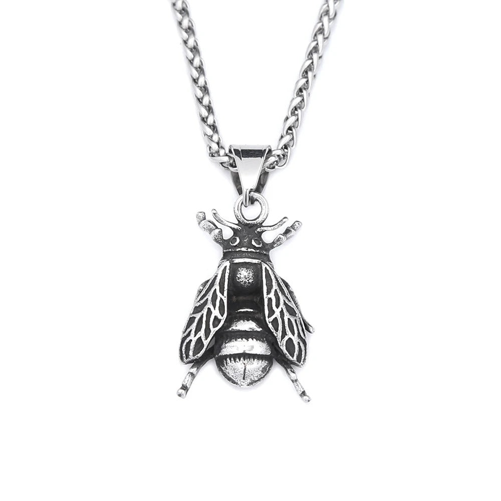 Gothic Vintage Stainless Steel Men's Pendant Necklace