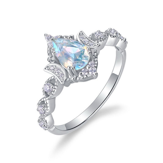 Planderful Everyday Genie Ring – Light Luxury Blue Moonlight Silver