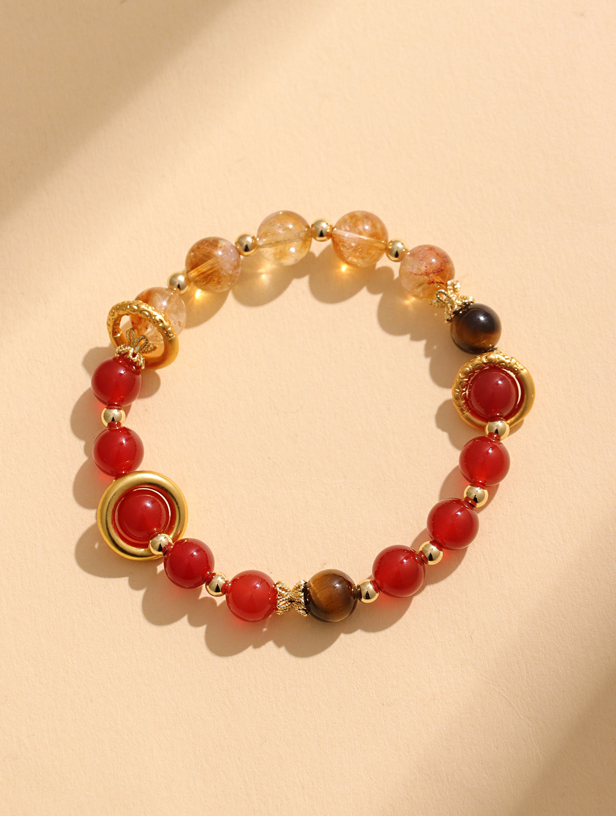 Planderful Fortune's Favor Bracelet – Elegant Natural Agate Design