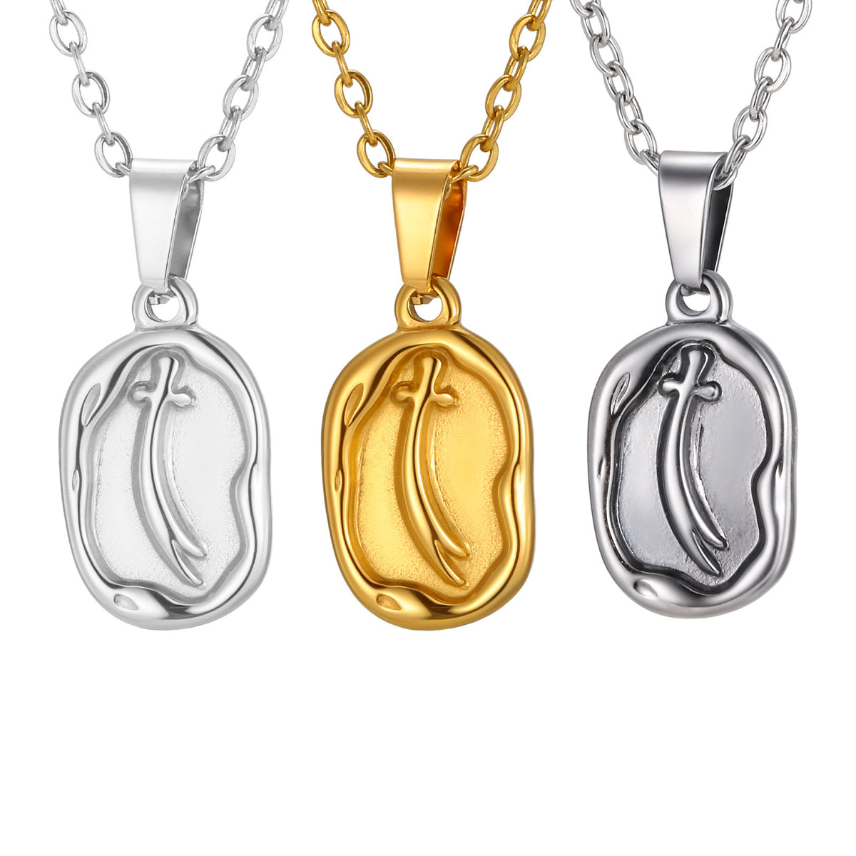 Sword Stainless Steel Necklace for Men