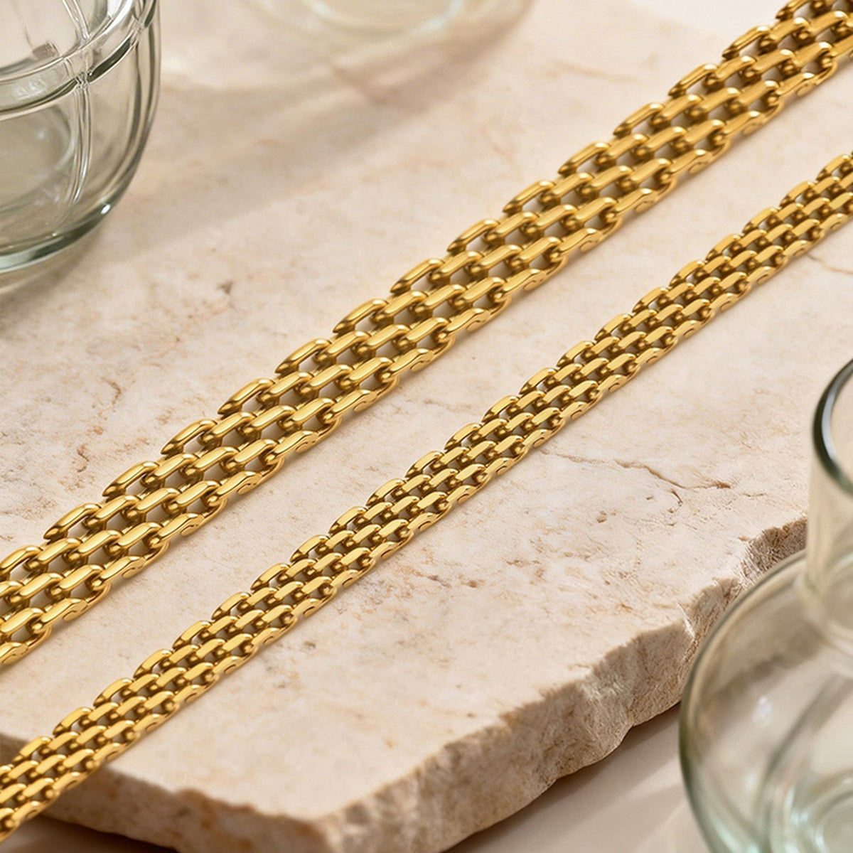 Vintage Stainless Steel Anklet