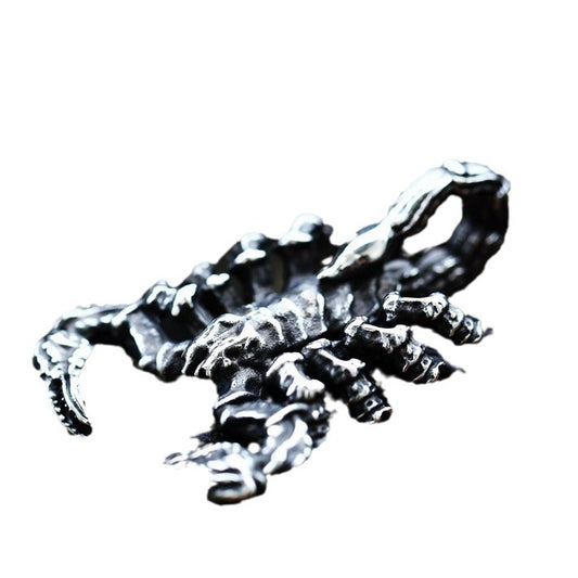 Bold Scorpio Titanium Steel Pendant for Men – Personalized Retro Jewelry