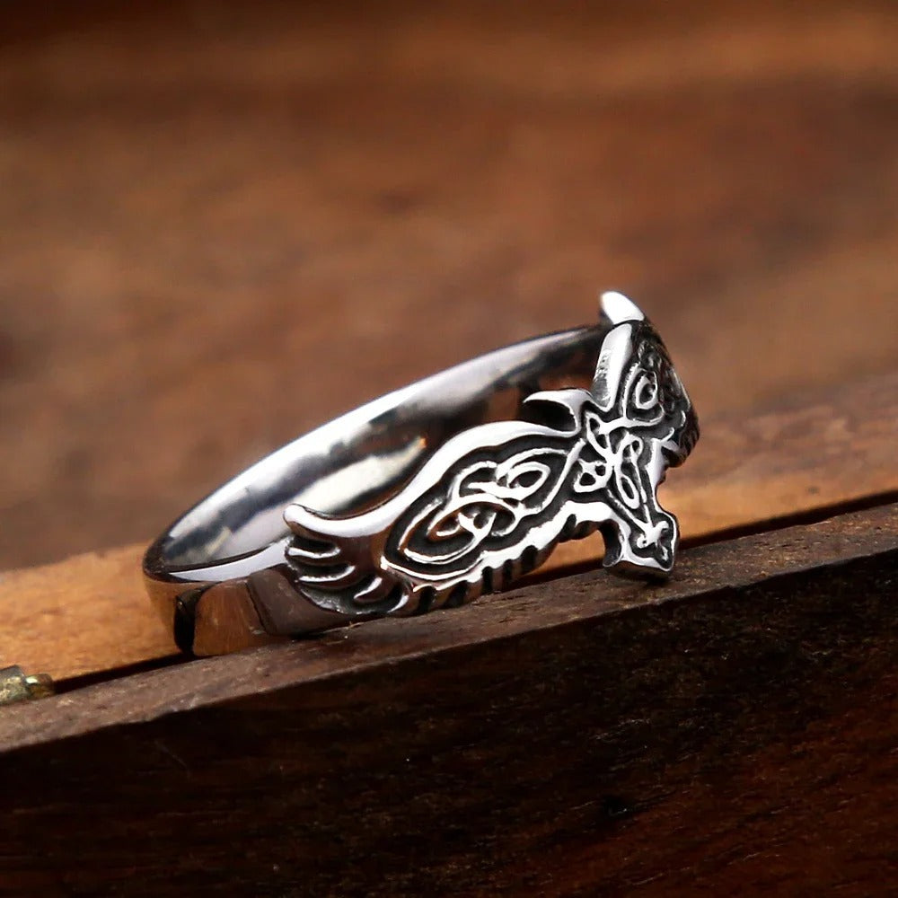 Celtic Viking Stainless Steel Men's Ring