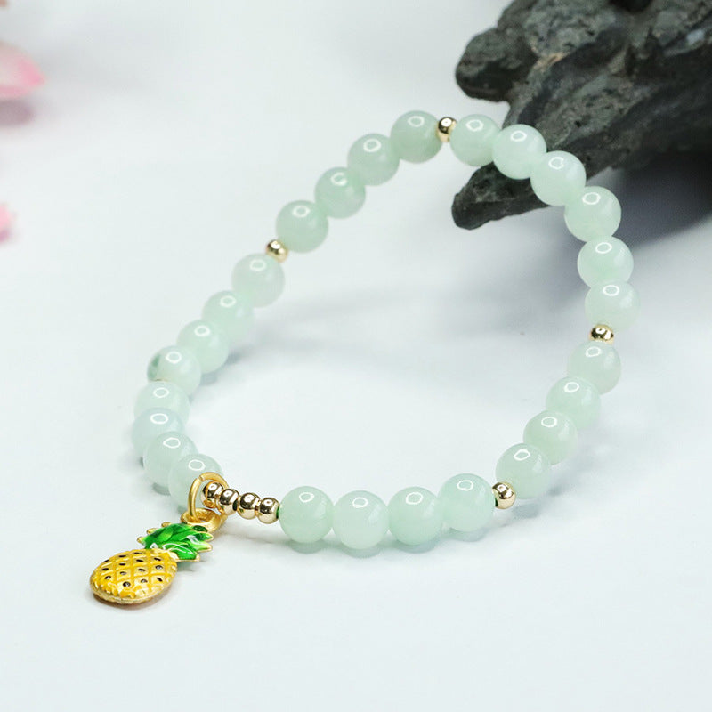 Jadeite Round Bead Style 5 Bracelet