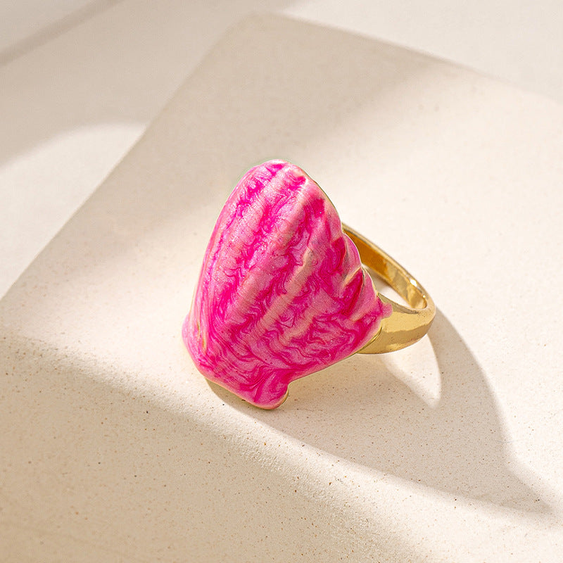 Ocean Style Shell Women's Ring by Planderful for Beach Vibes