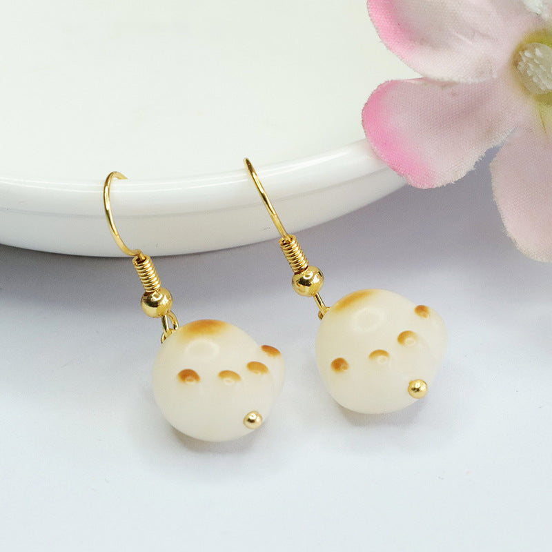 Bodhi Root Cat Paw Drop Earrings
