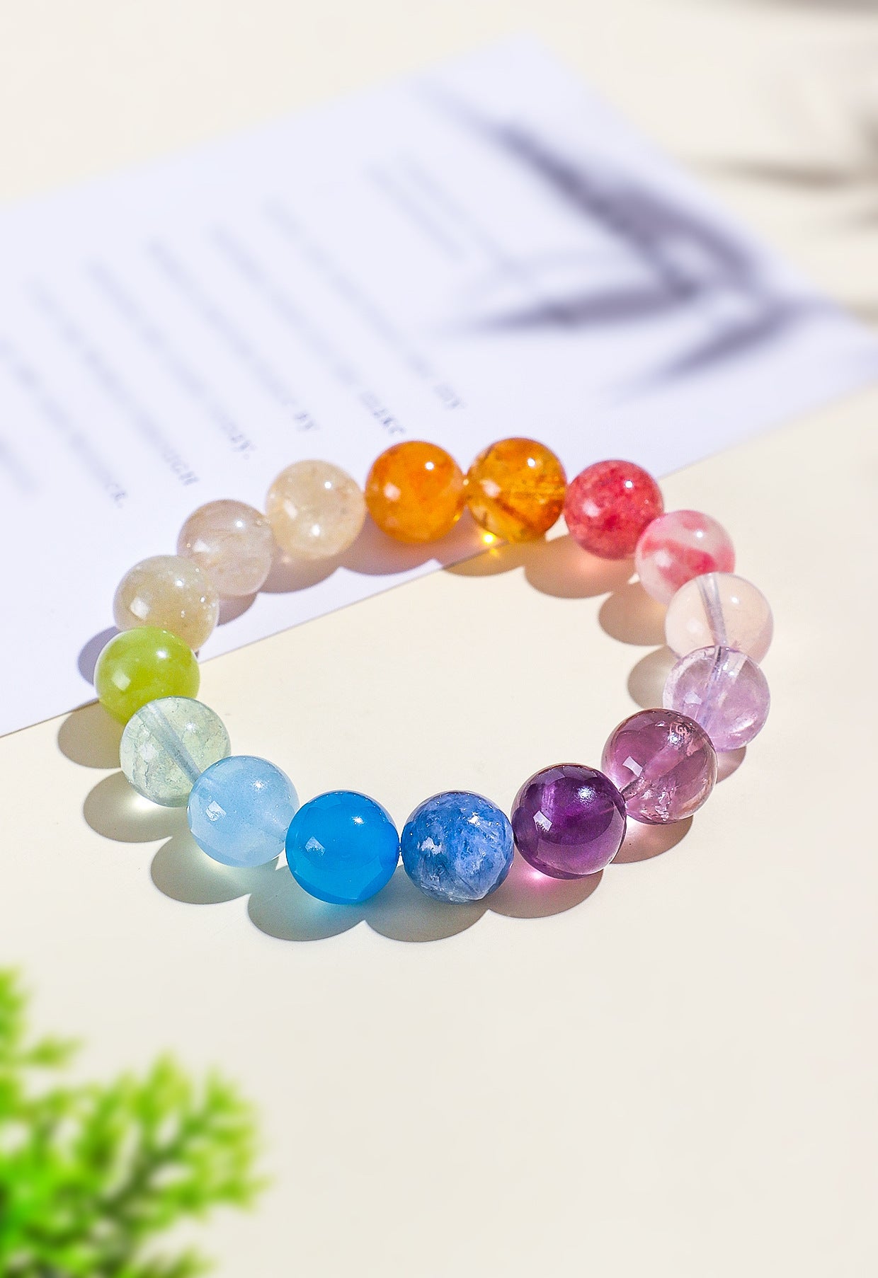 Planderful Fortune's Favor Beaded Bracelet – Fresh and Sweet Crystal Design