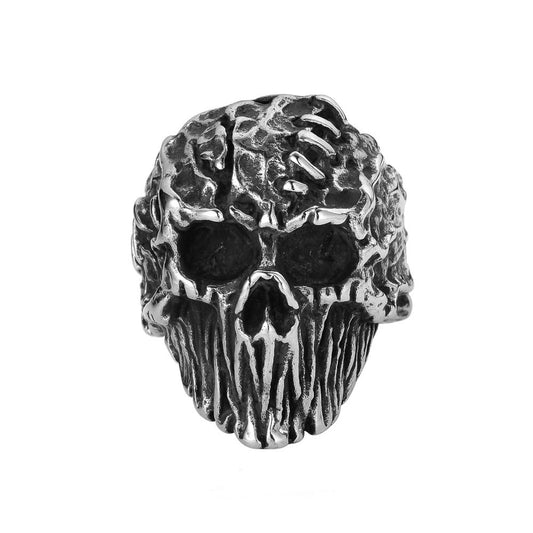 Mummy Skull Titanium Steel Ring