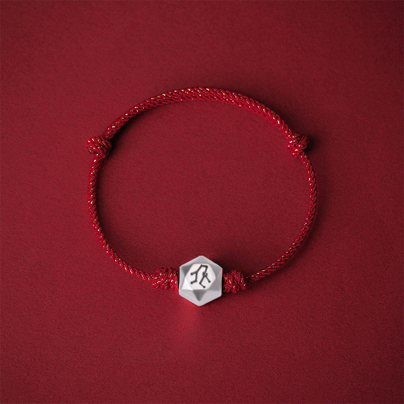 Fortune's Favor: Sterling Silver Constellation Bracelet for Couples