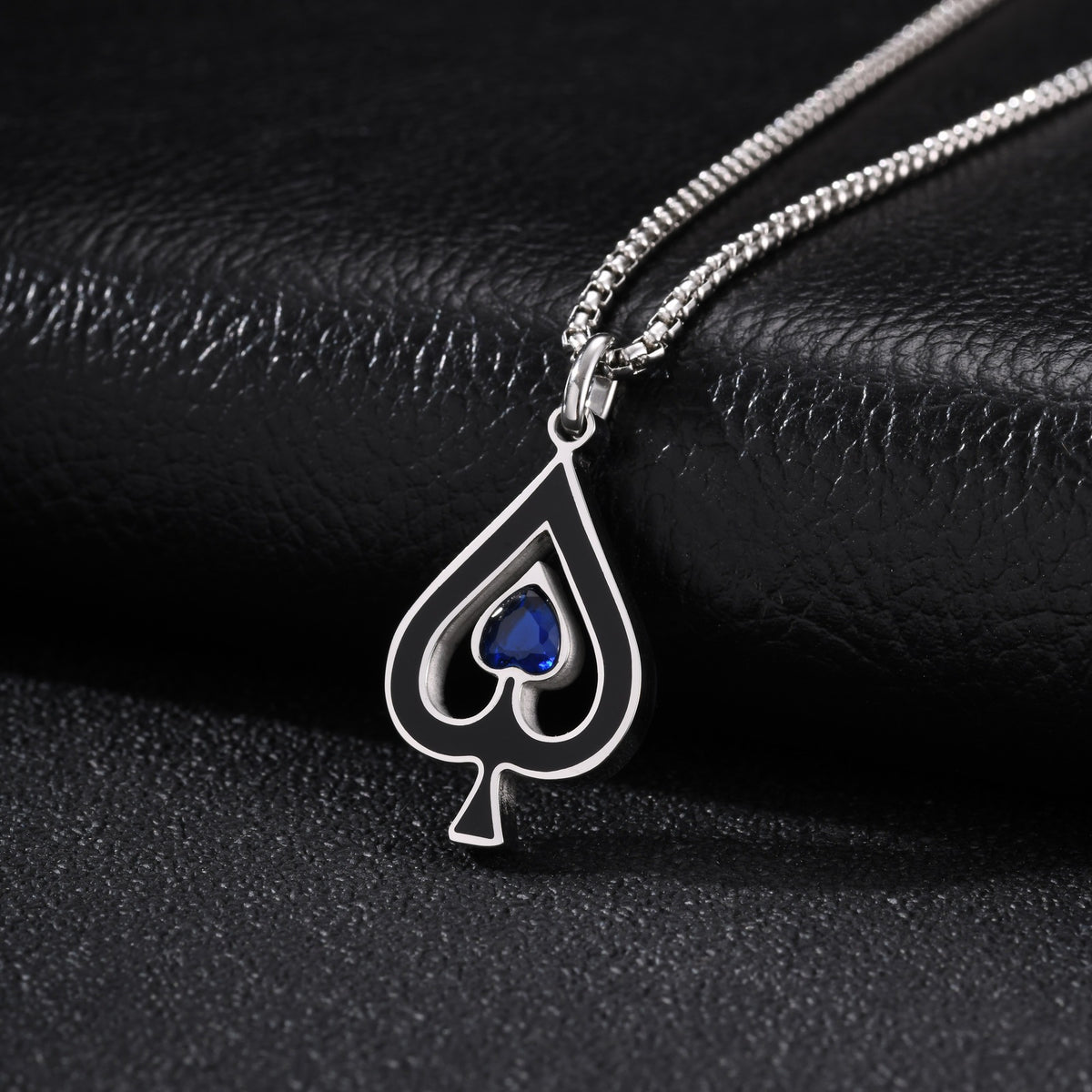 Ace of Spades Stainless Steel Pendant for Men