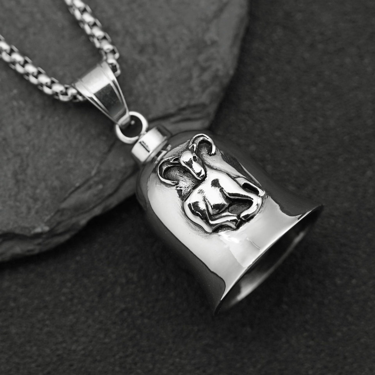 Punk Stainless Steel Pendant Necklace