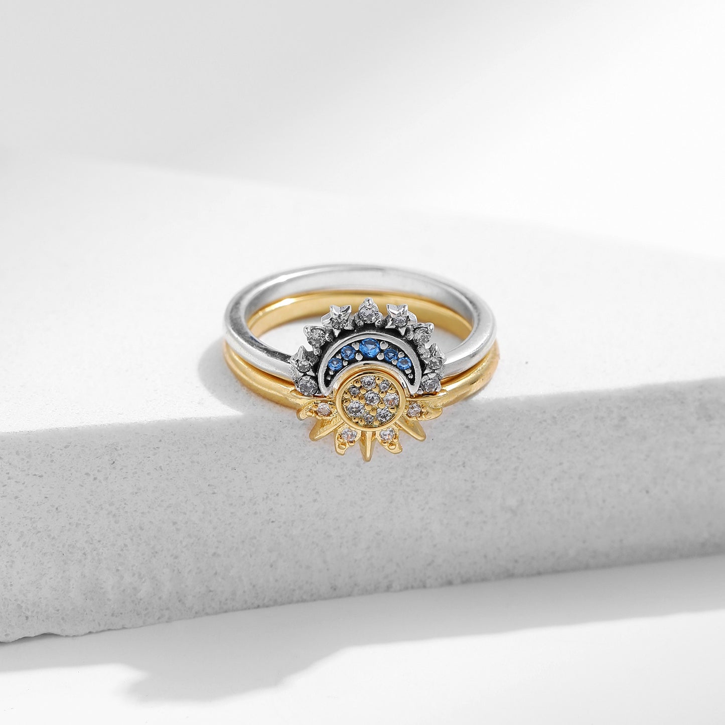 Everyday Genie Sterling Silver Zodiac Ring with Zircon Gems