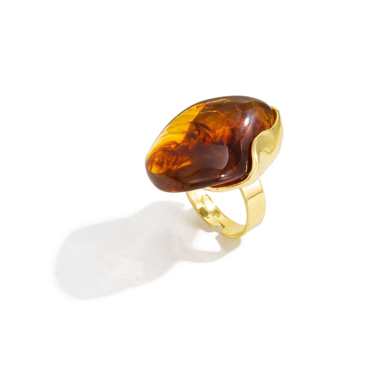 Planderful Water Drop Open Ring Vienna Verve for Women Baroque Statement Jewelry