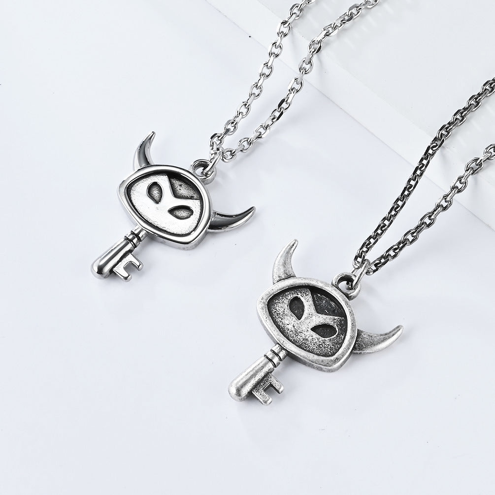 Cross-Border Cold Neutral Wind Little Devil Key Necklace