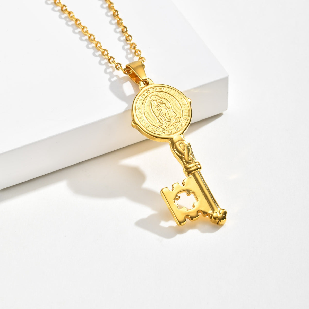 Vintage Stainless Steel Pendant Unisex