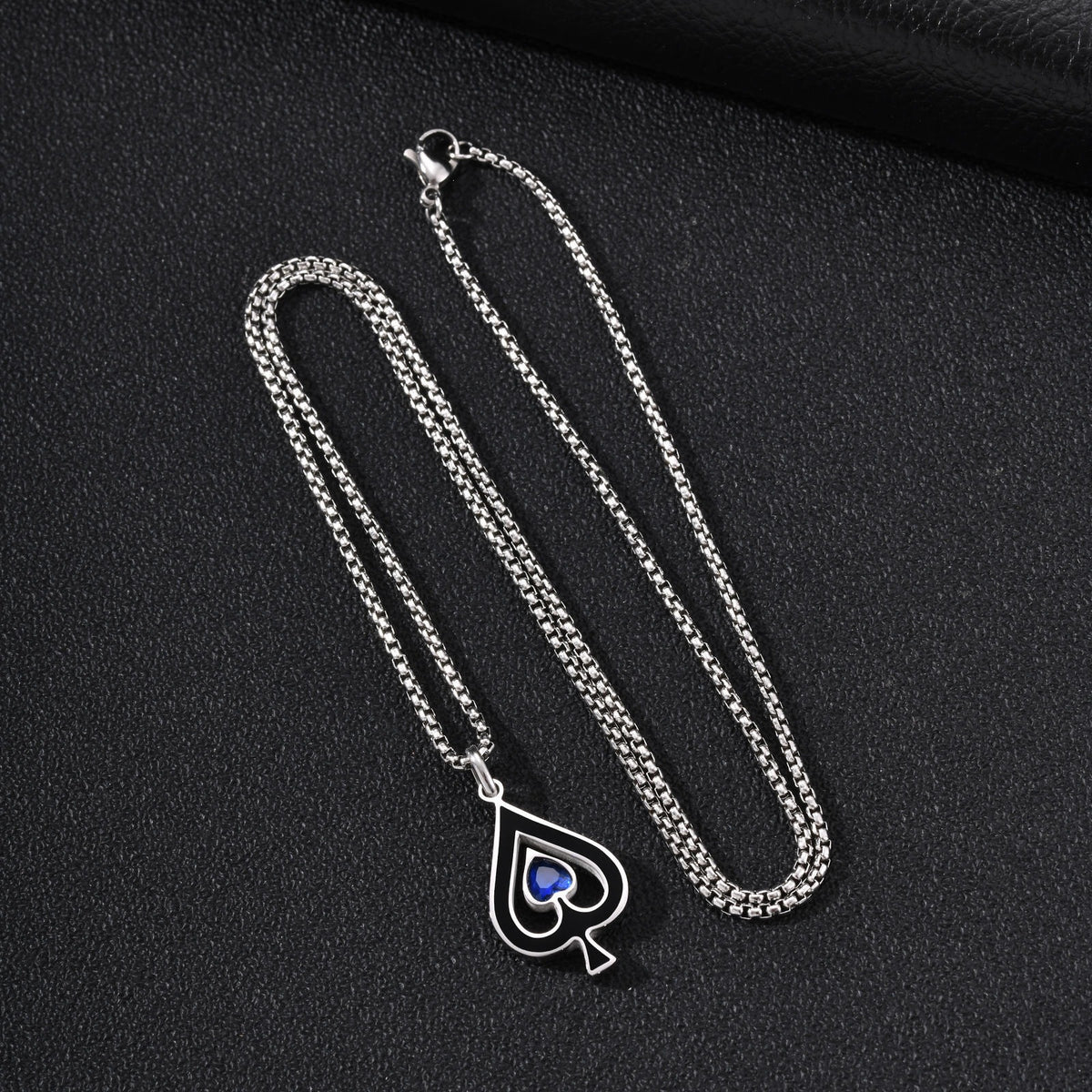 Ace of Spades Stainless Steel Pendant for Men