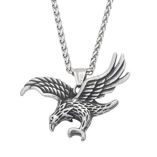 Punk Eagle Stainless Steel Men's Pendant Necklace