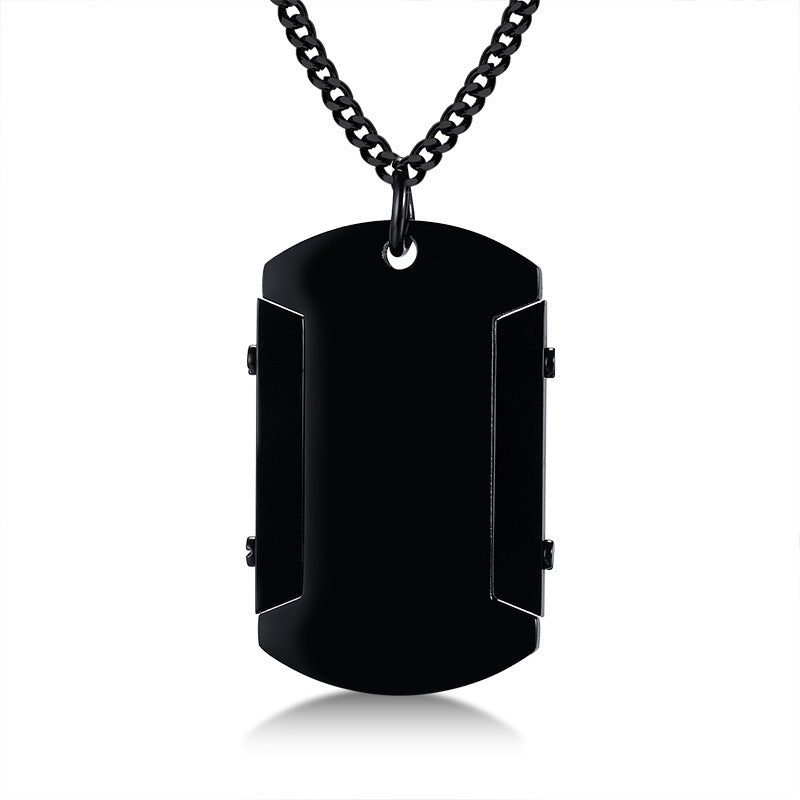 Medical Logo Pendant Stainless Steel Personalized Tag Necklace