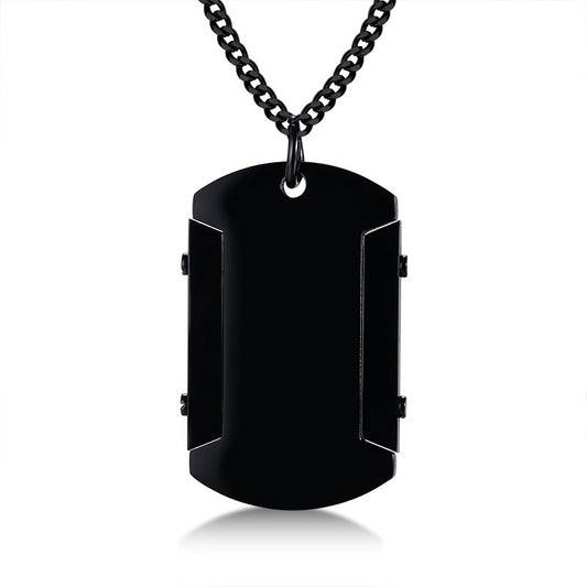 Medical Logo Pendant Stainless Steel Personalized Tag Necklace