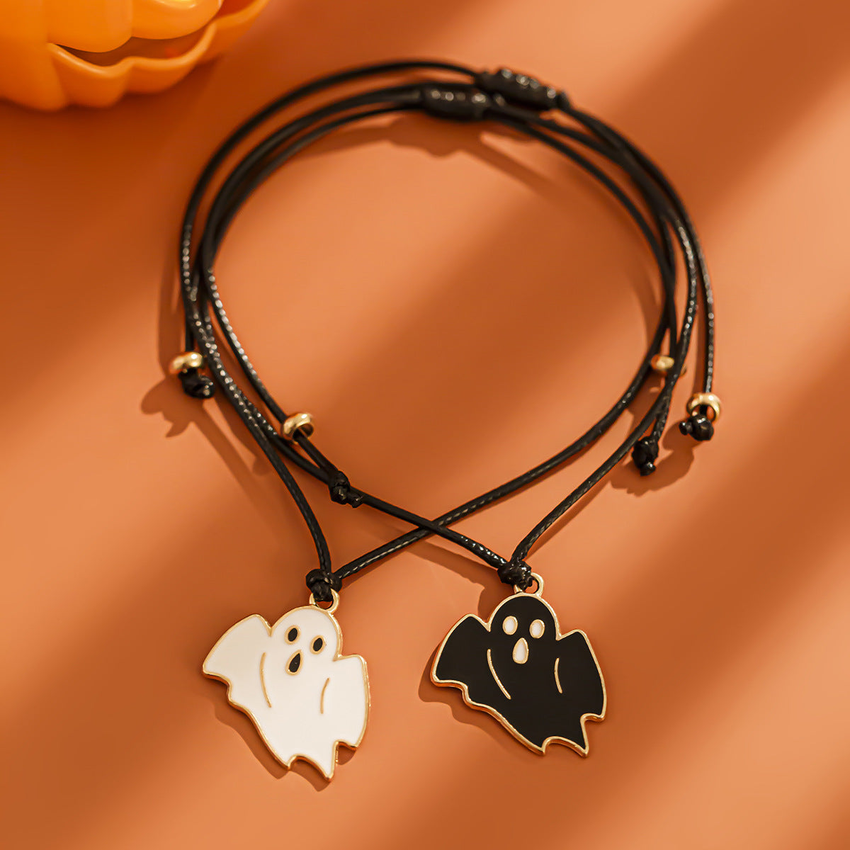 Planderful Vienna Verve Halloween Bracelet Versatile Ghost Pumpkin Cartoon Charm For Teens