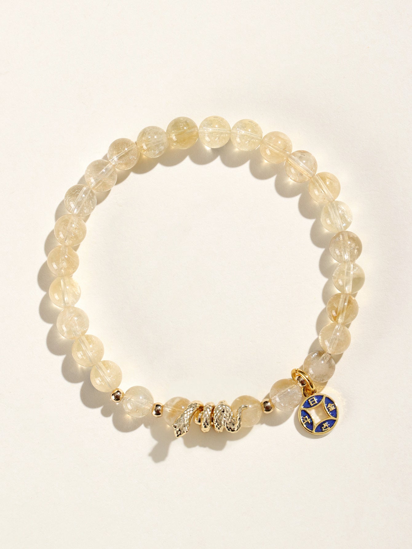 Planderful Fortune's Favor Bracelet – Versatile Citrine Yellow Crystal Design
