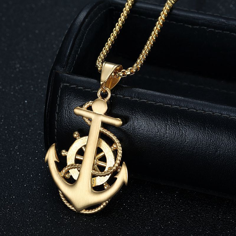 Titanium Steel Necklace – Statement Hip Hop Pendant