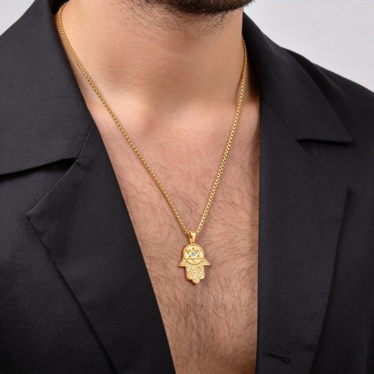 Zircon Stainless Steel Pendant