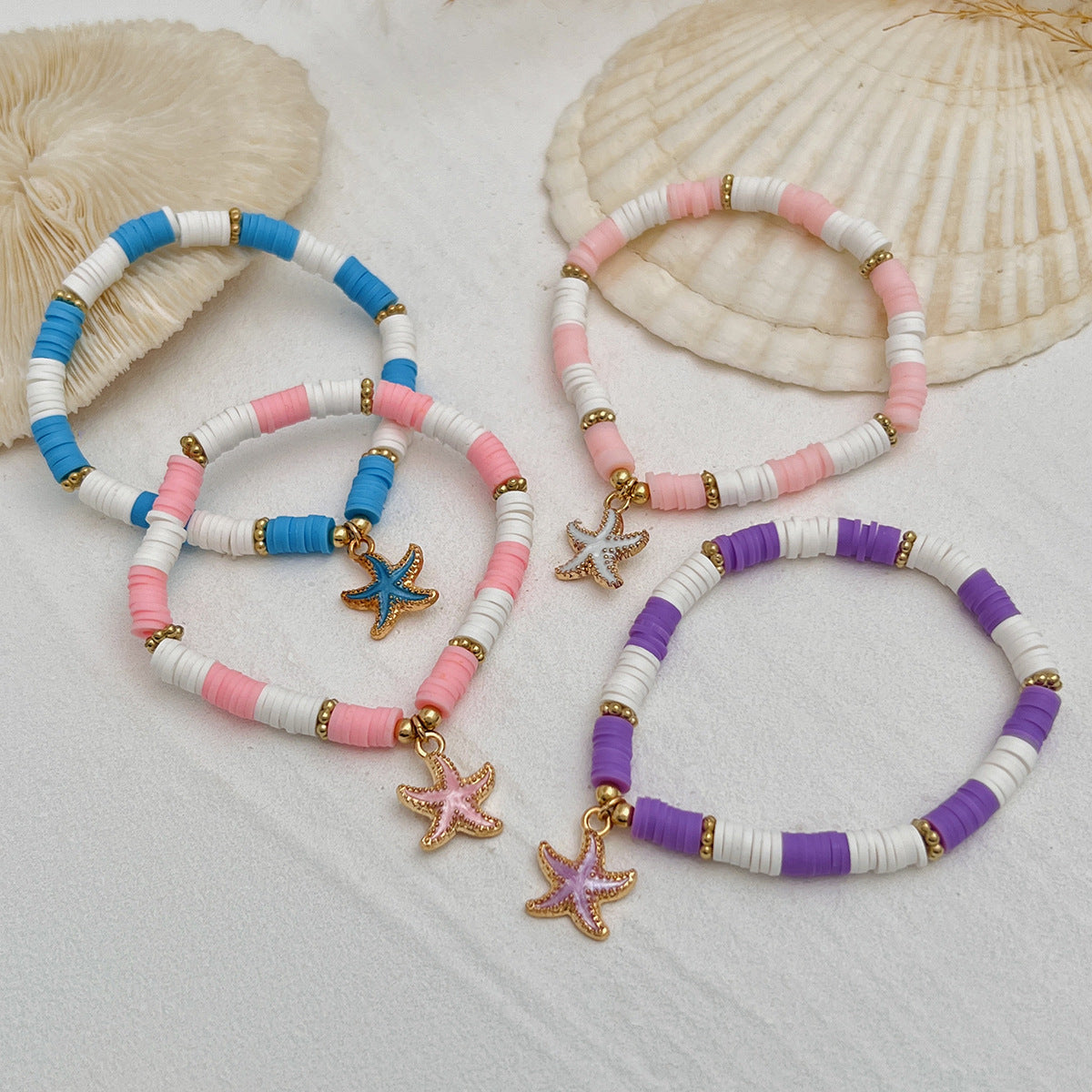 Planderful Vienna Verve Bracelet – Bohemian Starfish Design