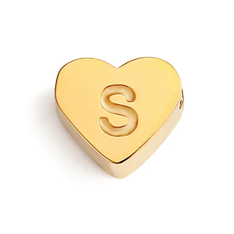 Planderful Jewelry Custom Name Necklace Stainless Steel 3D Love Design For Collarbone Chain