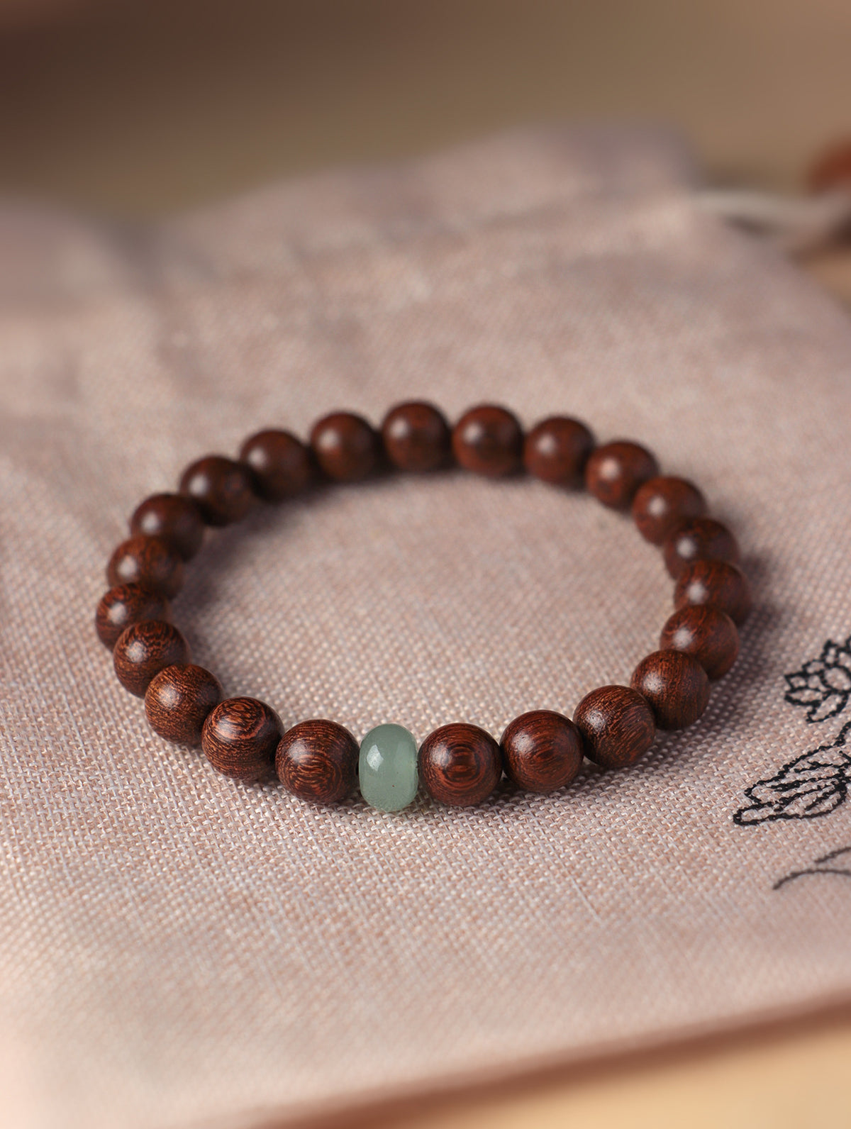Golden Sandalwood & Aventurine Bracelet