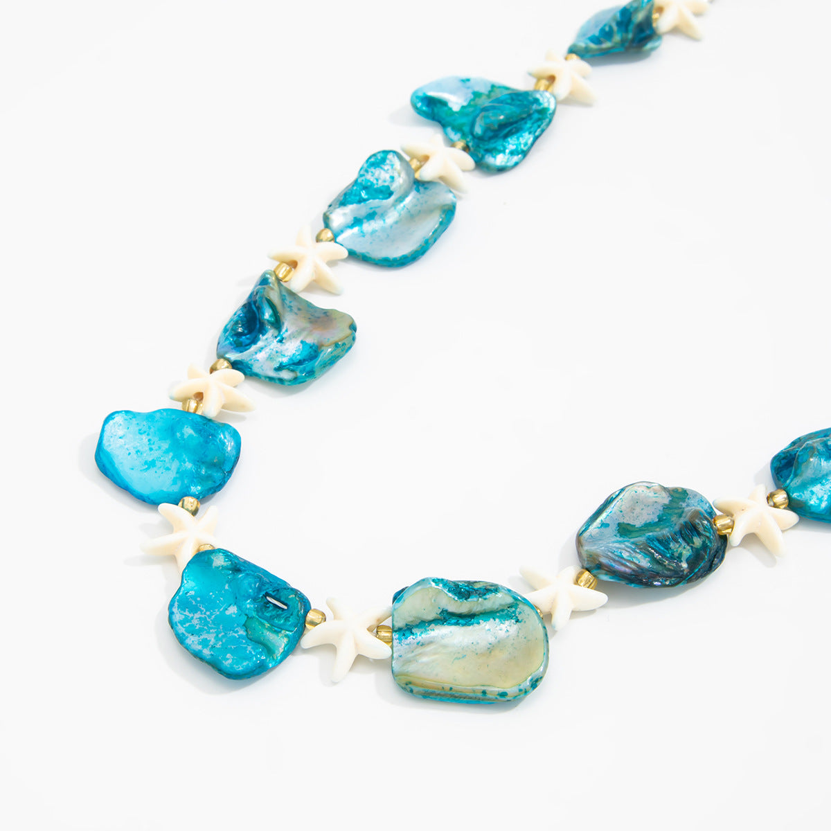 Shell & Starfish Coastal Necklace