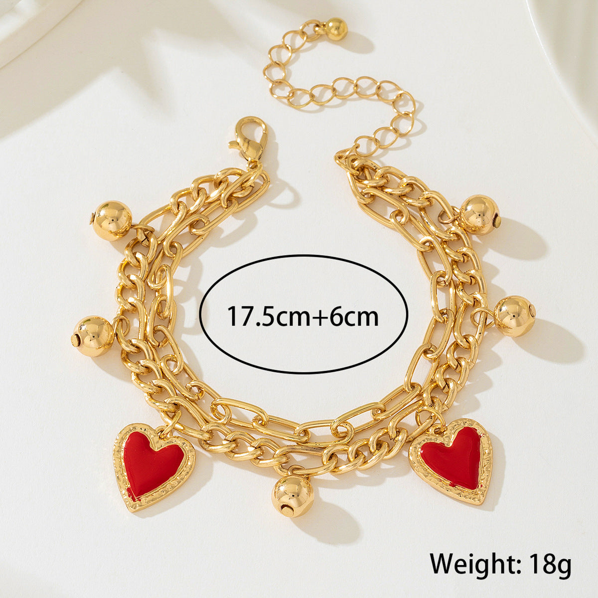 Planderful Vienna Verve Bracelet – Stylish Double-Layer Metal Design