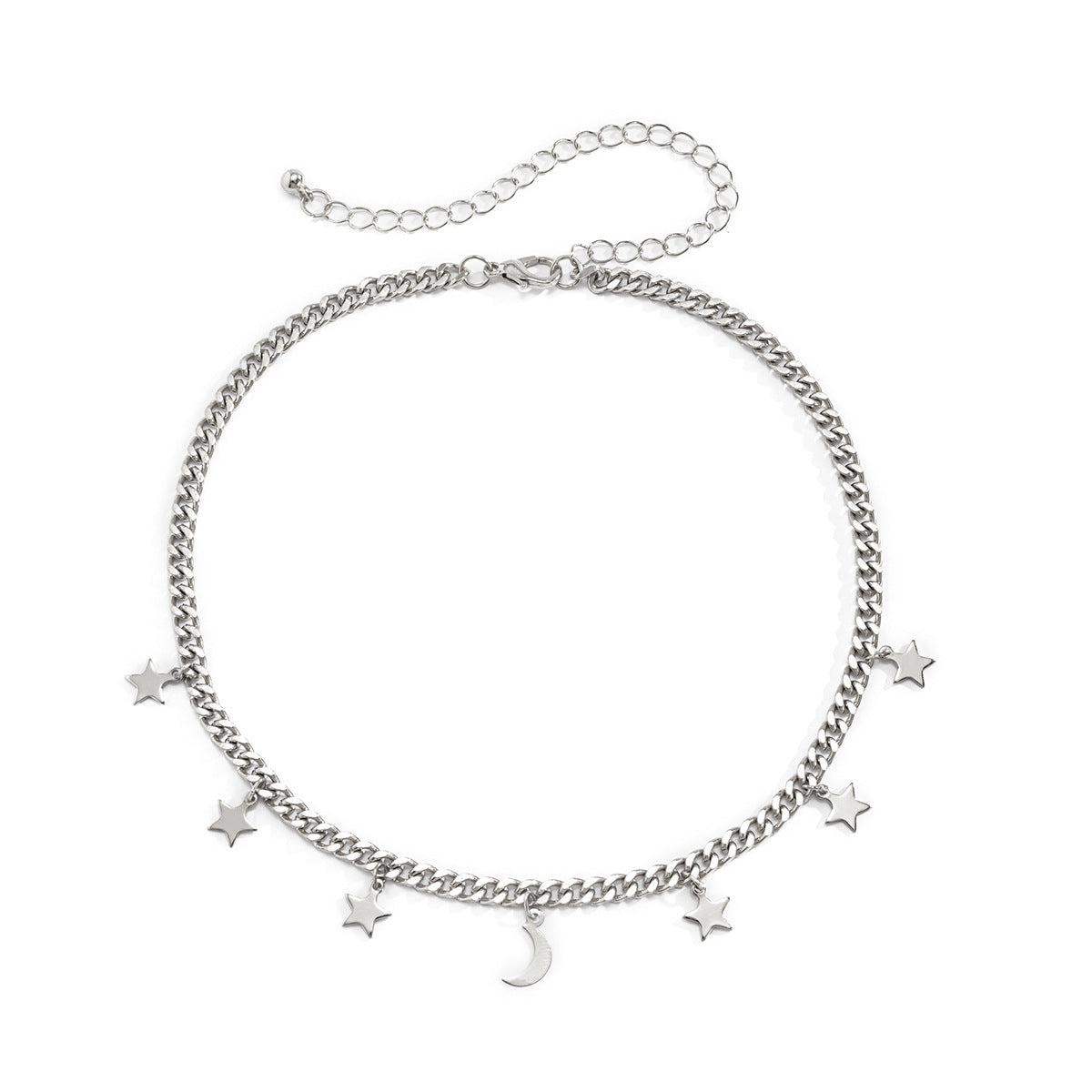 Star Moon Fringe Necklace From Planderful Vienna Verve For Women Versatile Chain Jewelry Statement Pendant