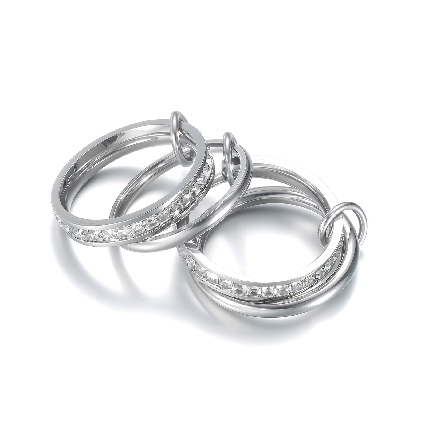 Planderful Everyday Genie Zircon Stacking Ring For Women