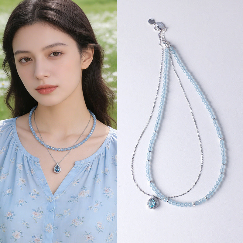 Crystal Layered Necklace