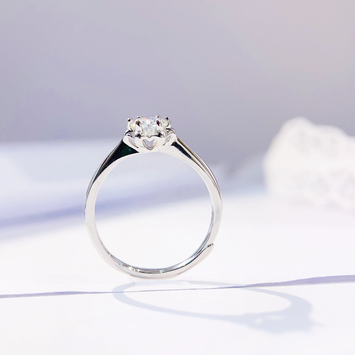 Star 925 S925 Sterling Silver Women's Ring