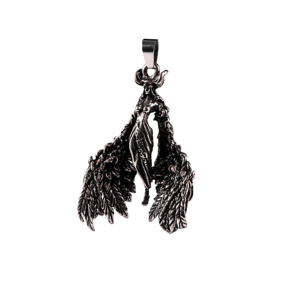 Muse Angel Necklace Titanium Steel Wings Men's Hip Hop Animation Pendant Pendant
