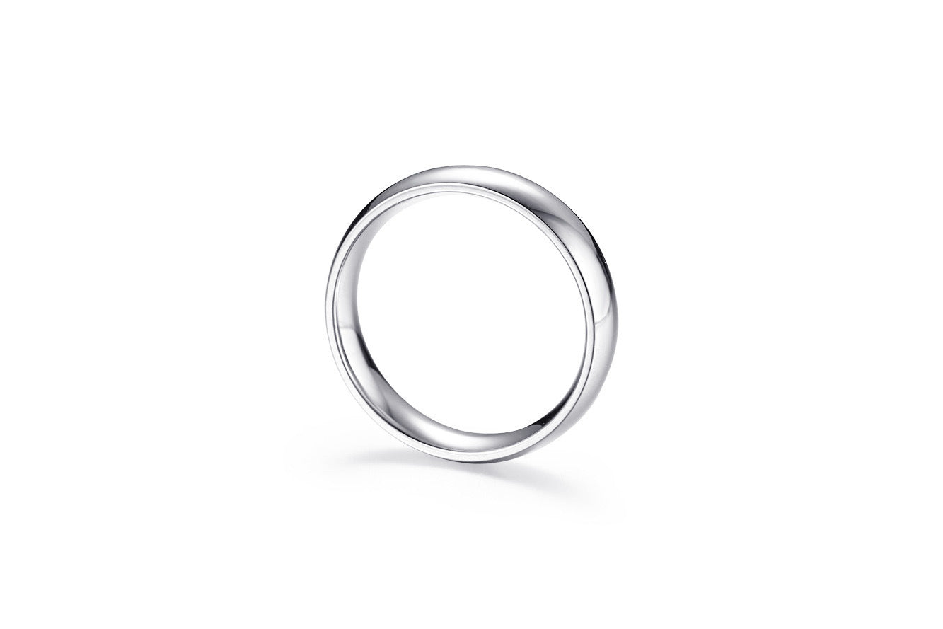 Graduation Plain Ring Titanium Steel Ring 5MM for Men