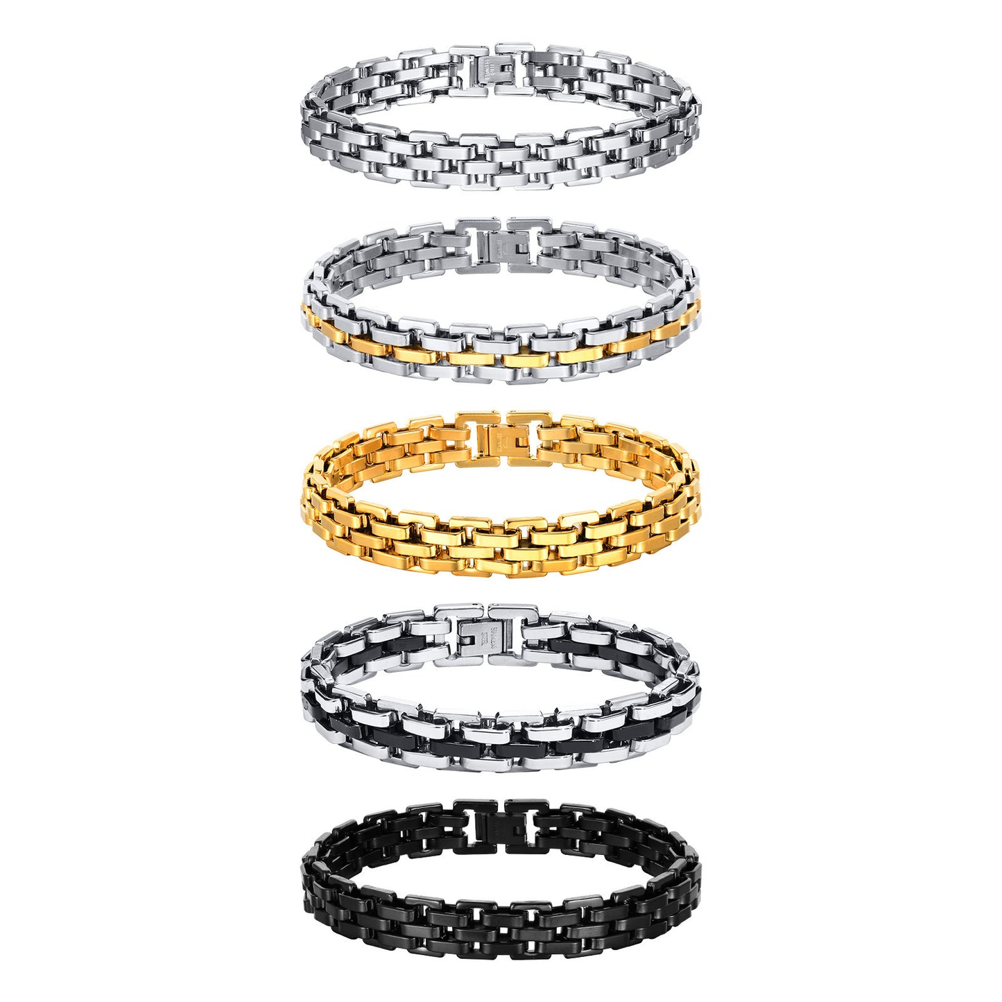 Planderful Mens Stainless Steel Bracelet Exquisite Everyday