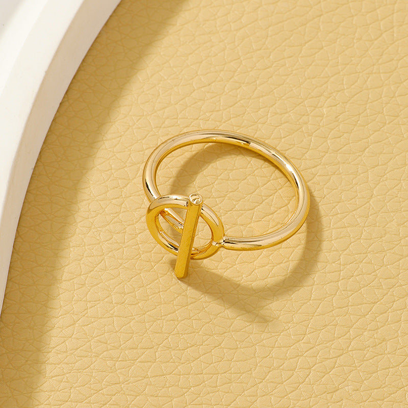 Vienna Verve Metal OT Buckle Ring - Wholesale Fashion Statement