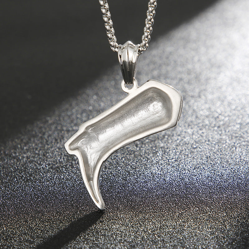 Star Pattern Boots Titanium Steel Men's Pendant - Planderful Collection's Everyday Genie