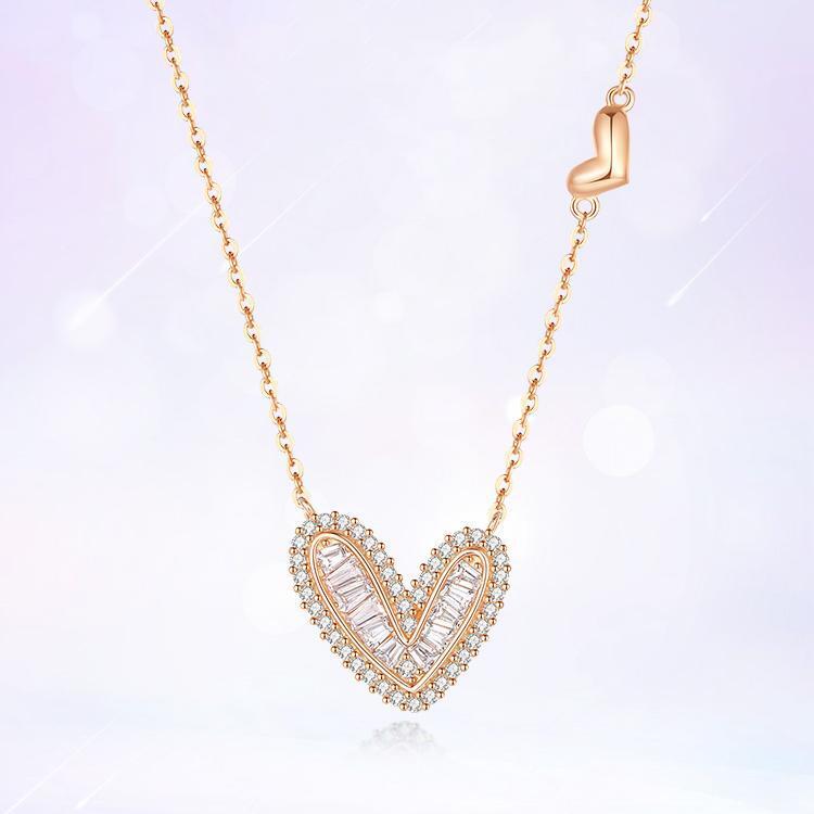 Romantic Love Autumn and Winter Necklace 925 Sterling Silver