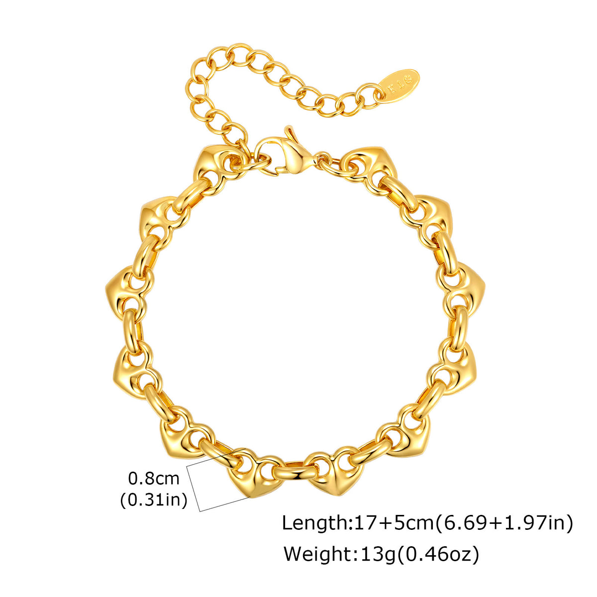 Hip-Hop Stainless Steel Bracelet Collection