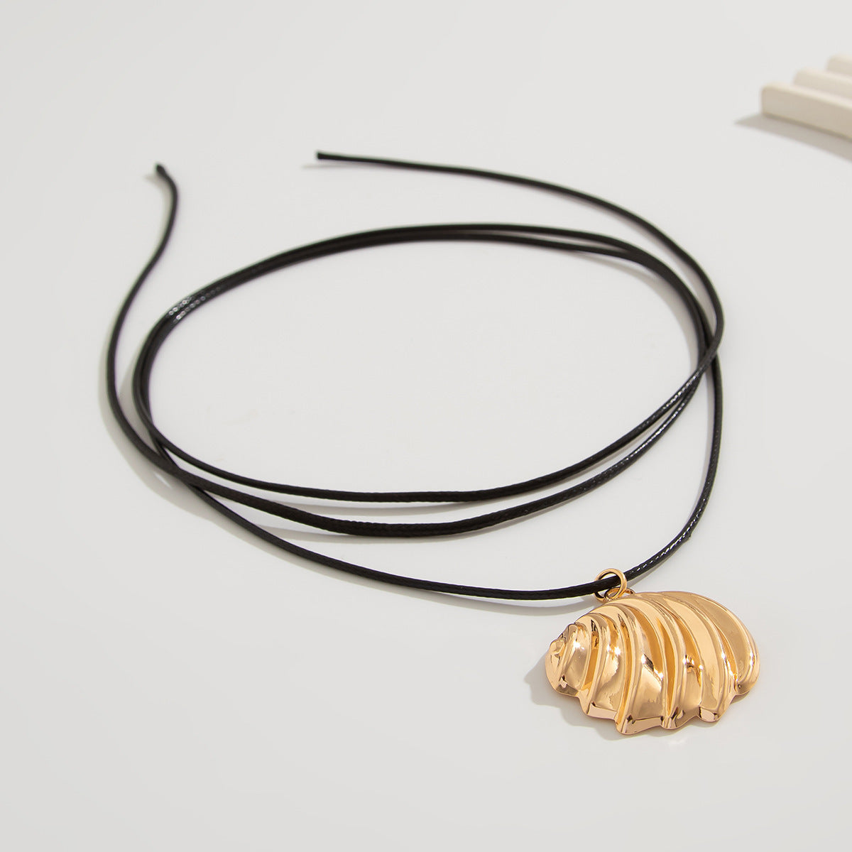 Sculptural Bow & Rose Pendant Choker