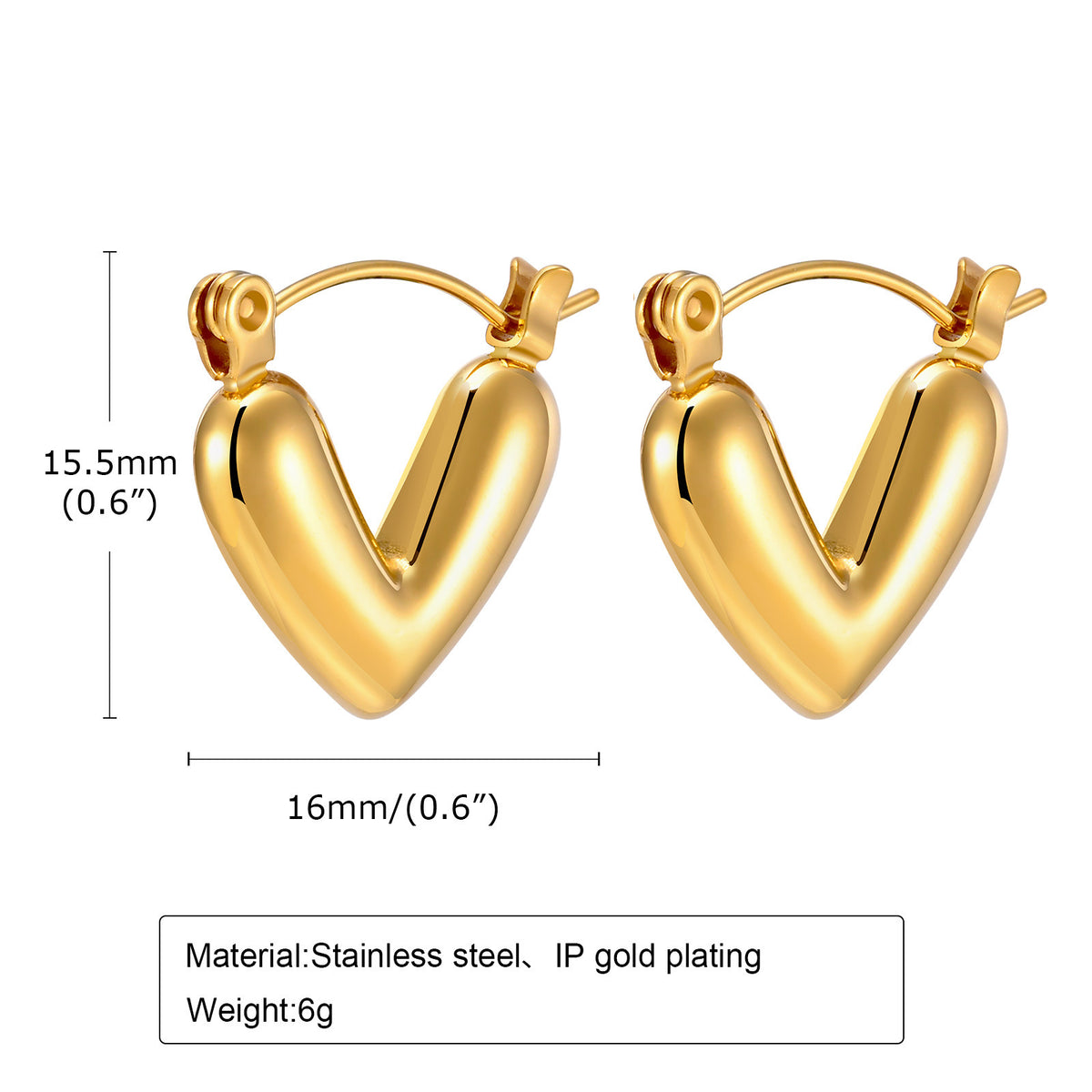 Sculptural Gold-Tone Hoop Earrings — 3 Styles